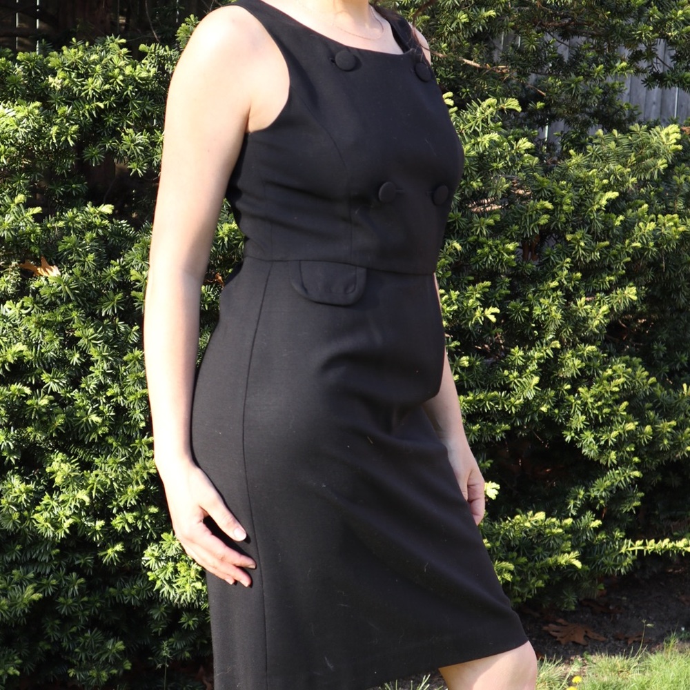 J Crew Black Peacoat Dress
